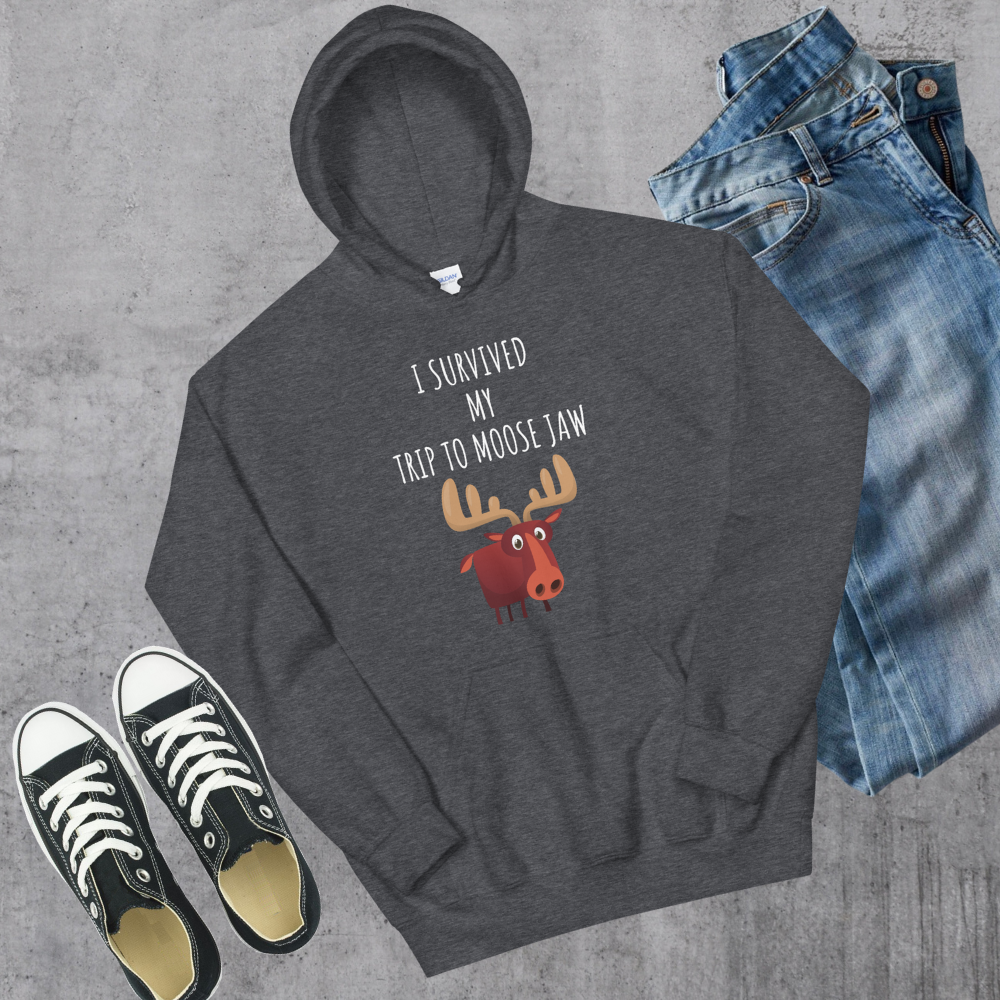 Survived Moose Jaw Hoodie Canadian City Apparel