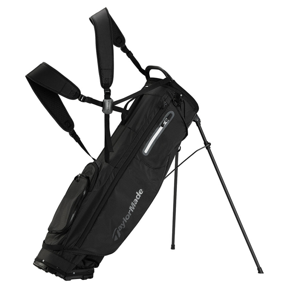 TaylorMade FlexTech Super Lite Stand Bag – Light, Functional, and Comfortable Black golf bag golf bags TaylorMade