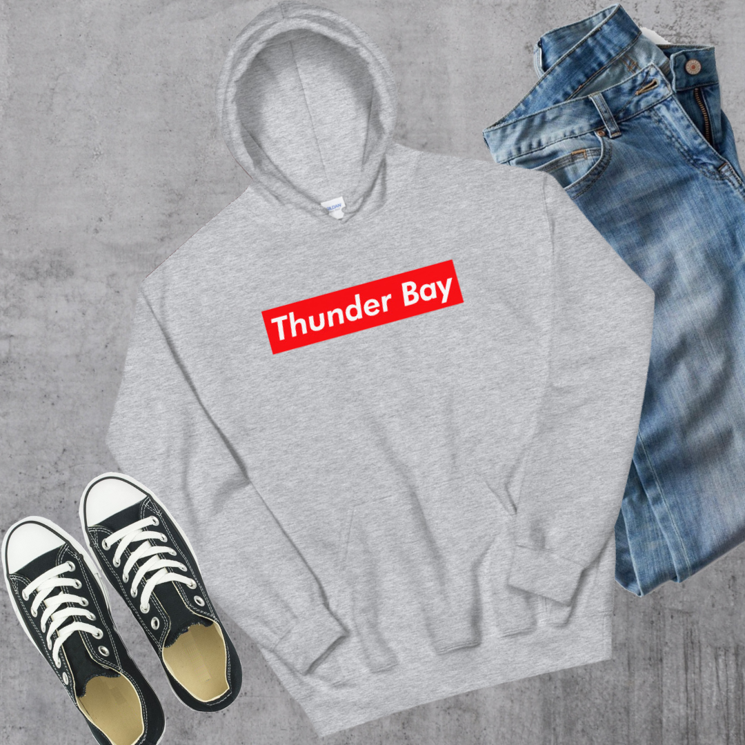 Thunder Bay Supreme'd Hoodie Sport Grey Canadian City Apparel