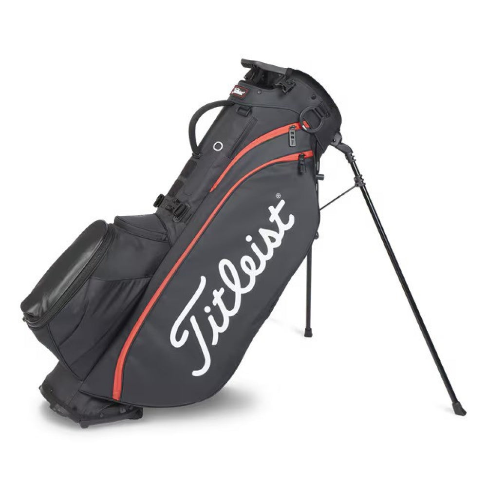 Titleist Players 5 Stand Bag – Enhanced Accessibility, Superior Organization Red Black Golf golf bag golf bags Titleist Players
