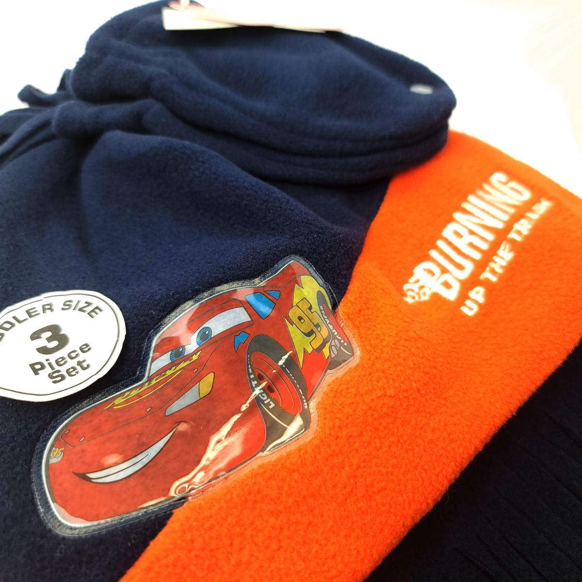 Toddler - Cars, 3pcs set, Winter hat, Mittens & Scarf Youths