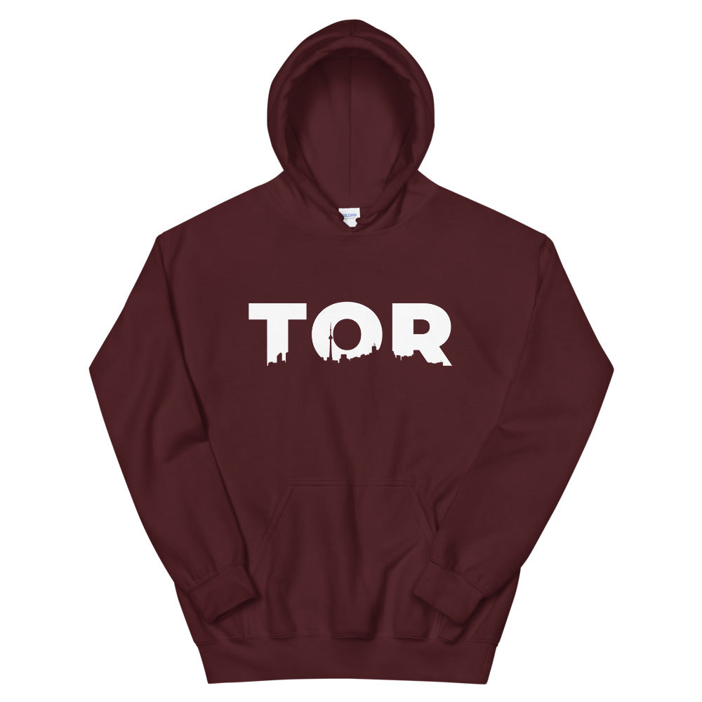Toronto Hoodie Maroon Canadian City Apparel Toronto