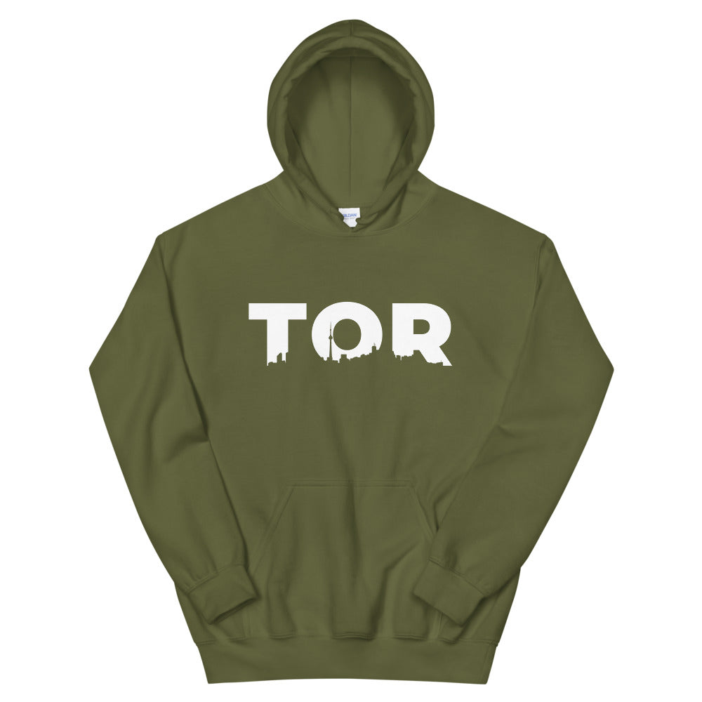 Toronto Hoodie Military Green Canadian City Apparel Toronto