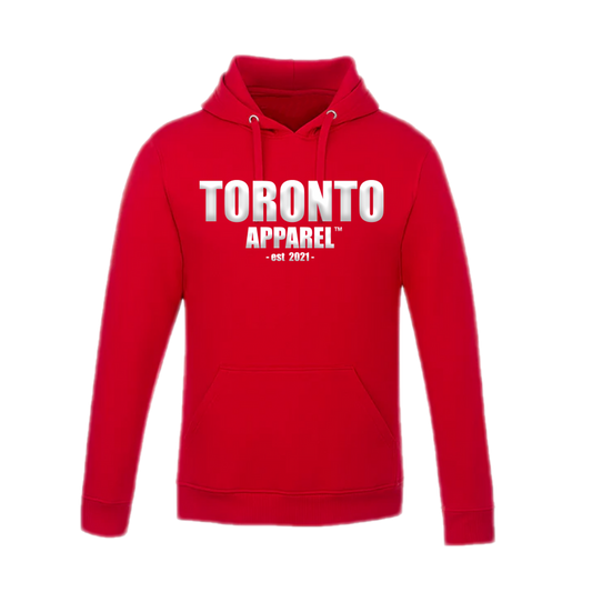 Toronto Love Edition - Limited Valentine's Collection Hoodie Canadian Fashion Heart Design Apparel Limited Edition Hoodie Love Toronto Sweatshirt Red Hoodie Seasonal Collection Toronto Apparel Toronto Apparel Hoodie Toronto fashion Toronto Skyline Valentine's Day Clothing valentines Winter Fashion