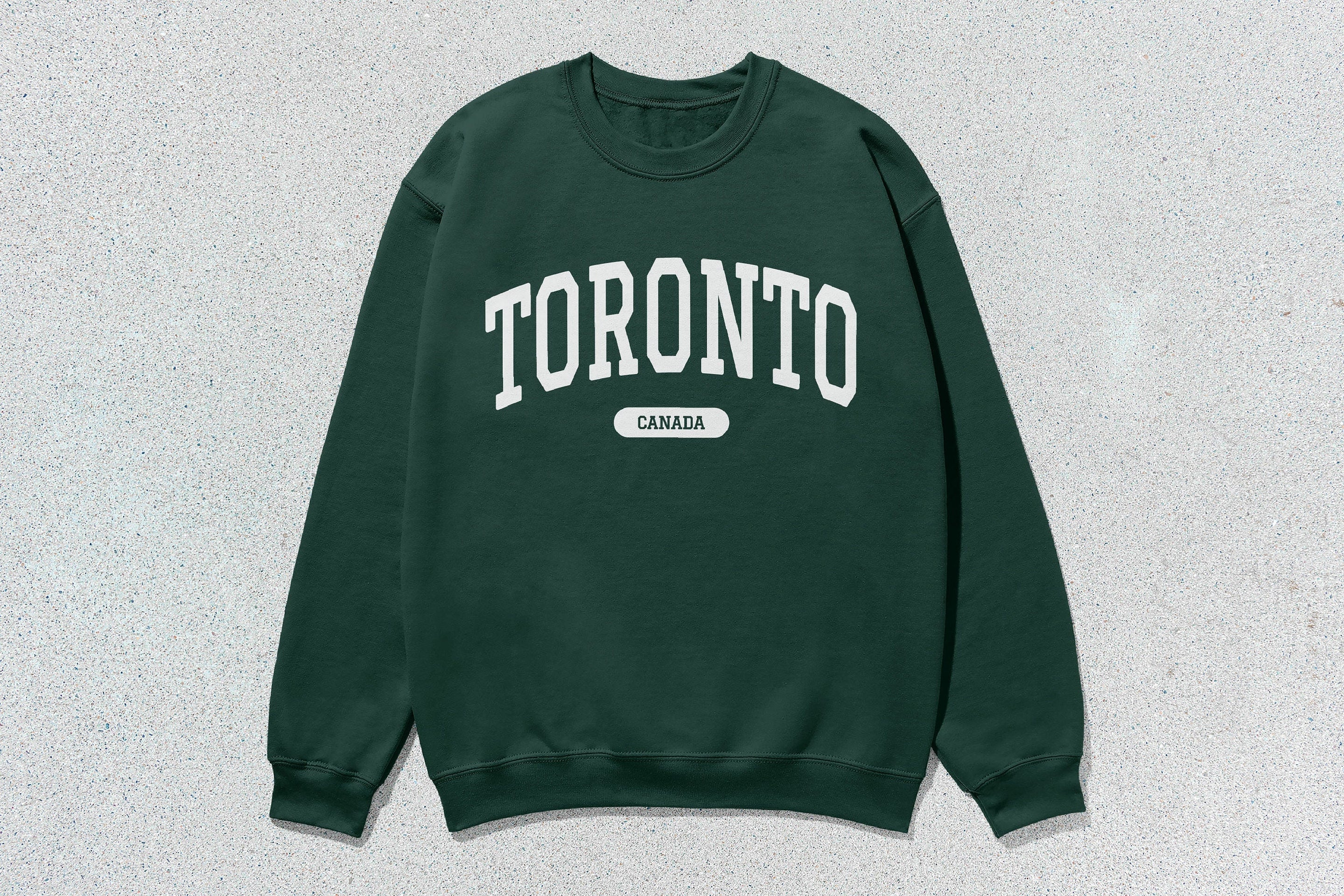 Toronto - Unisex Heavy Blend™ Crewneck Sweatshirt Green Canada Cities crewnecks hoodies sweaters