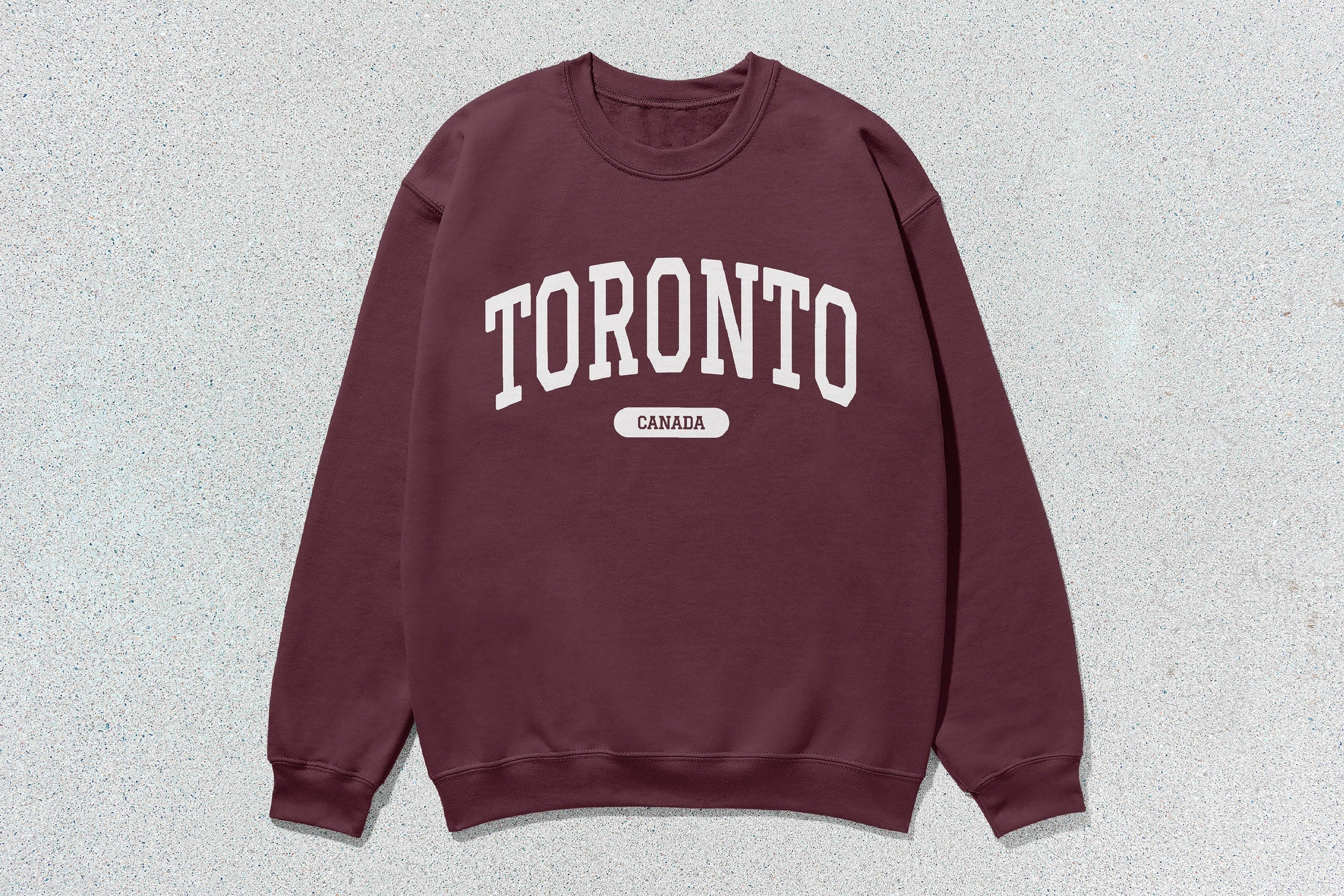 Toronto - Unisex Heavy Blend™ Crewneck Sweatshirt Maroon Canada Cities crewnecks hoodies sweaters