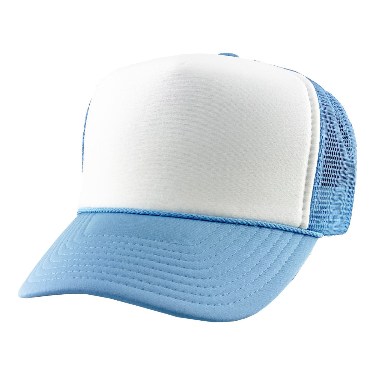 Trucker Cap - NS, 2 Tone Colours, One Size Columbia Blue & White OSFA Trucker Cap