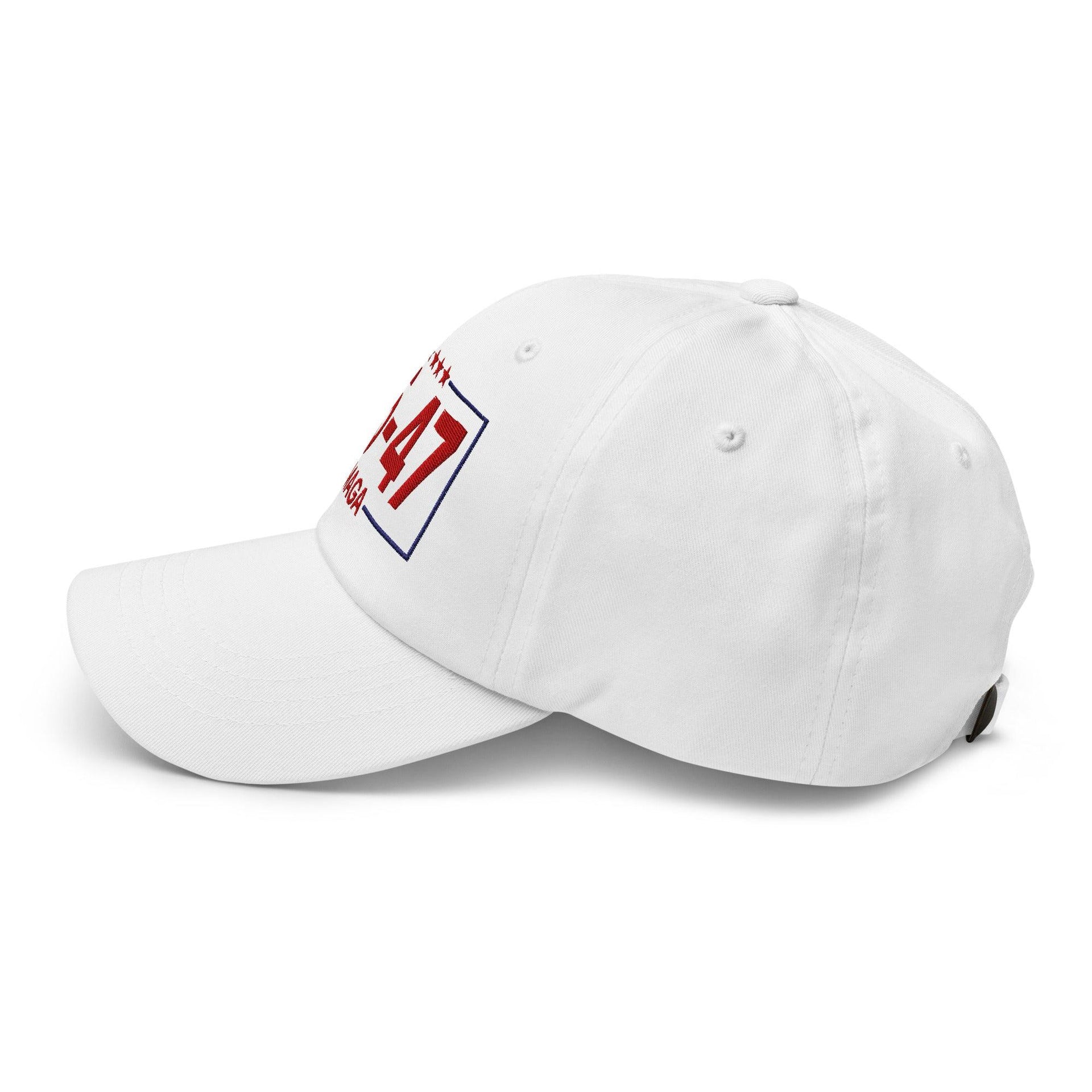 Trump 45-47 MAGA Embroidered Dad Hat Capital Crowns Conservative Dad Hats LADs