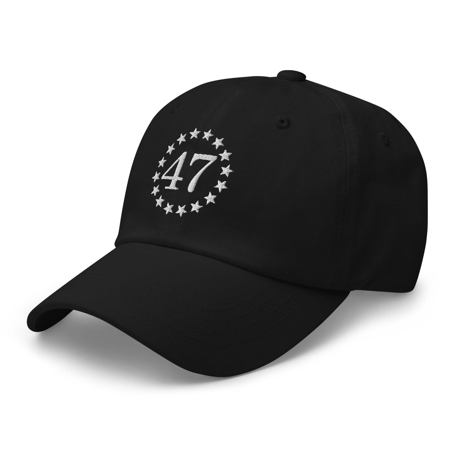 Trump 47 Embroidered Dad Hat Capital Crowns Conservative Dad Hats LADs Trump