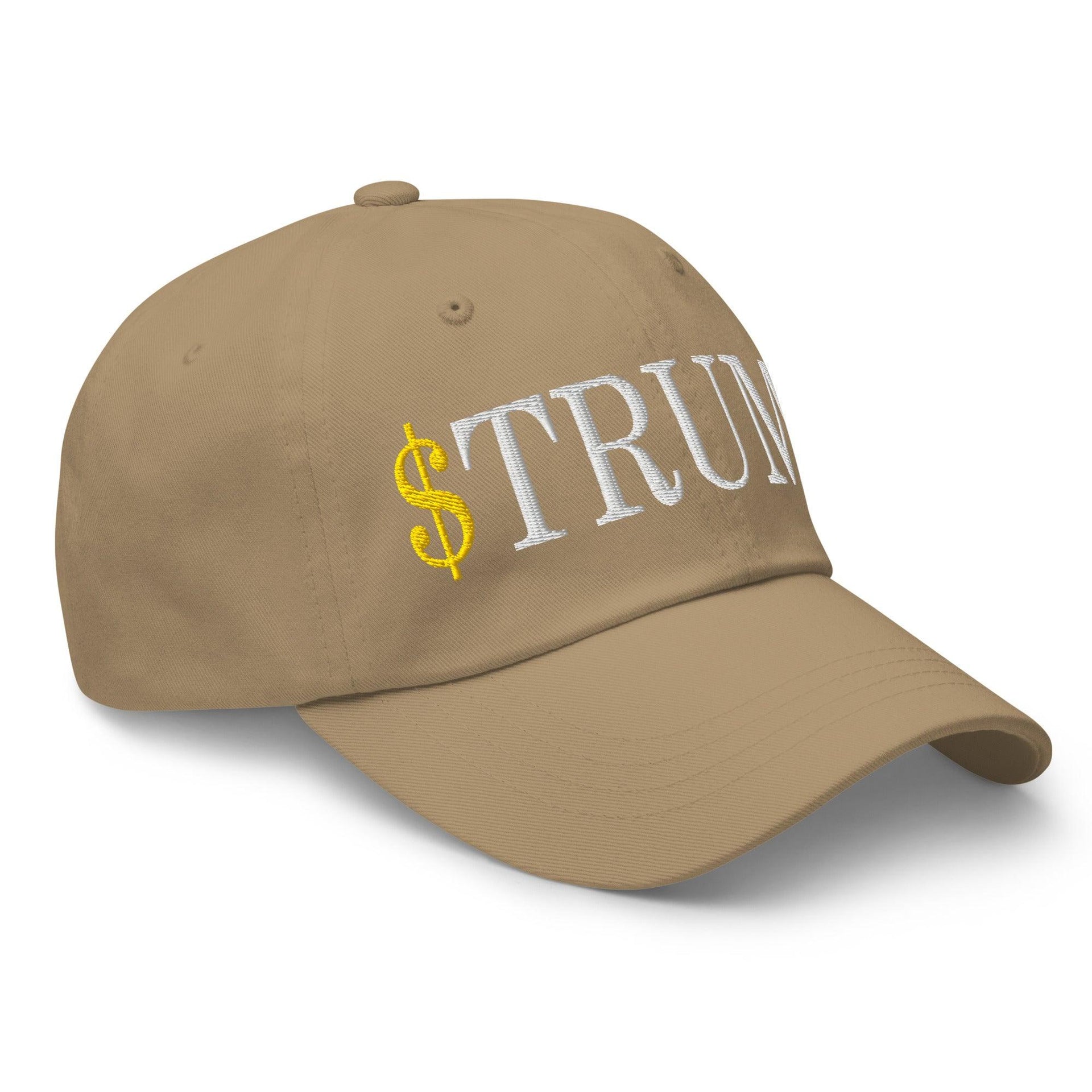 $Trump Official Trump Meme Coin Embroidered Unstructured Dad Hat Capital Crowns Crypto Dad Hats LADs