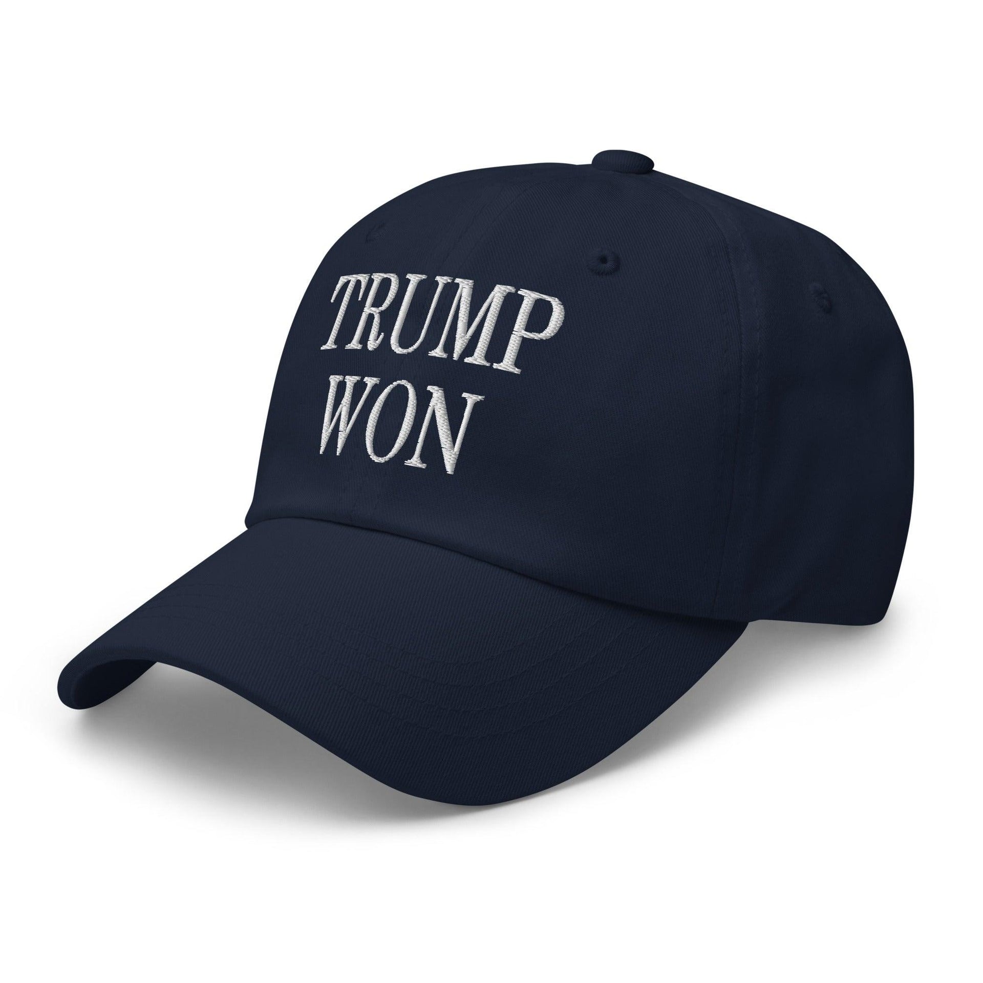 Trump Won 2020 2024 Golf Dad Hat Capital Crowns Conservative Dad Hats LADs