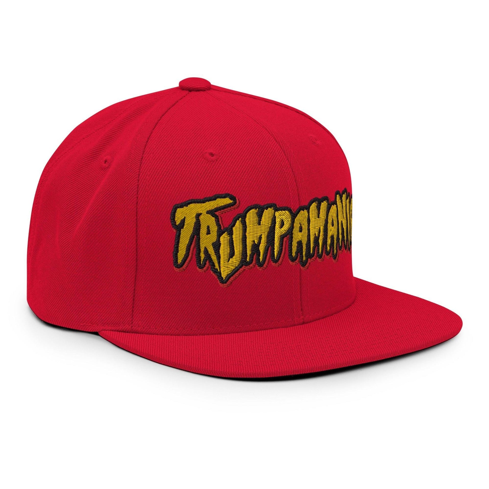 Trumpamania Donald Trump Flat Bill Brim Snapback Hat Capital Crowns Conservative LADs Snapback Hats