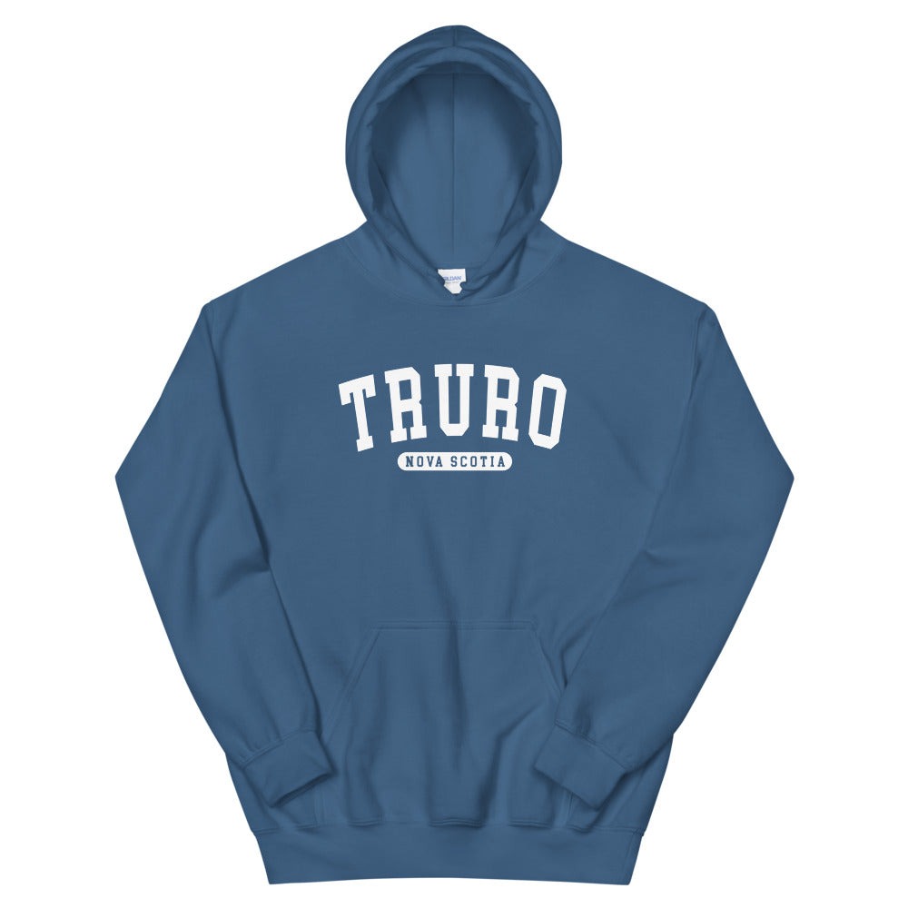 Truro NS College Hoodie Indigo Blue Canadian City Apparel