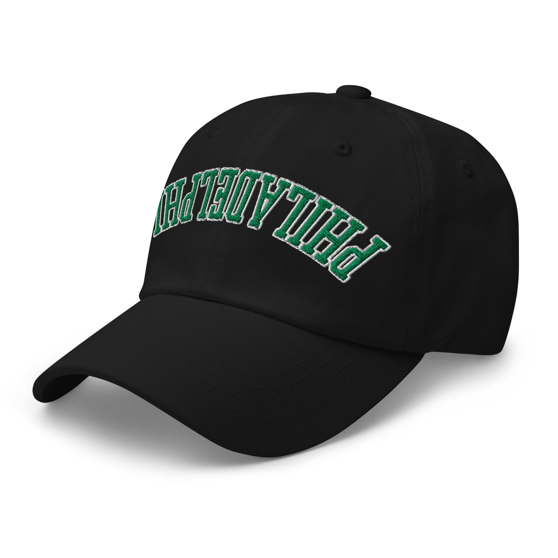 Upside Down Philadelphia Football Embroidered Unstructured Dad Hat Capital Crowns Dad Hats Football PA Philadelphia
