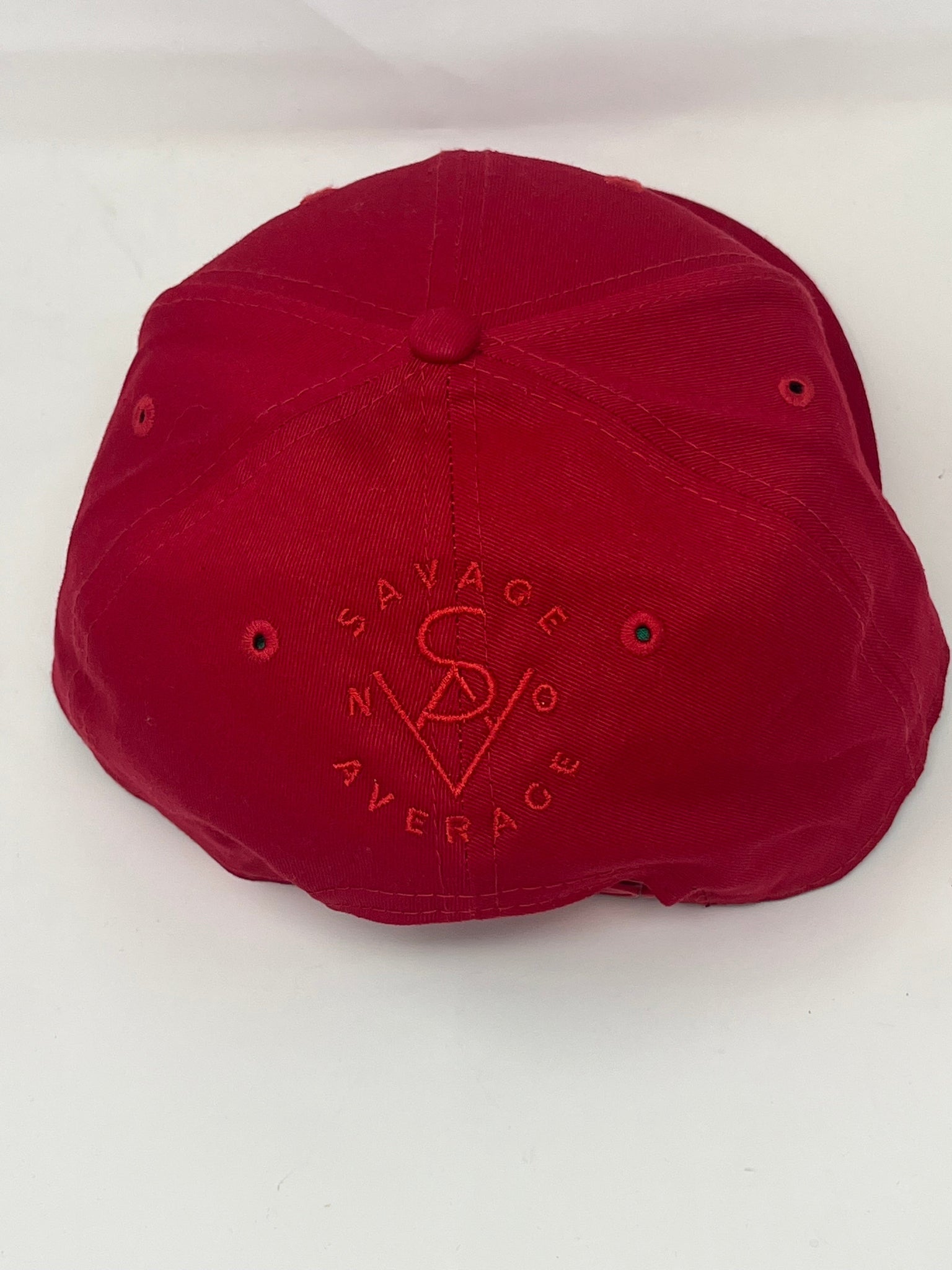 Urban Edge Snapback with Emblematic Shield Design - Red Hat