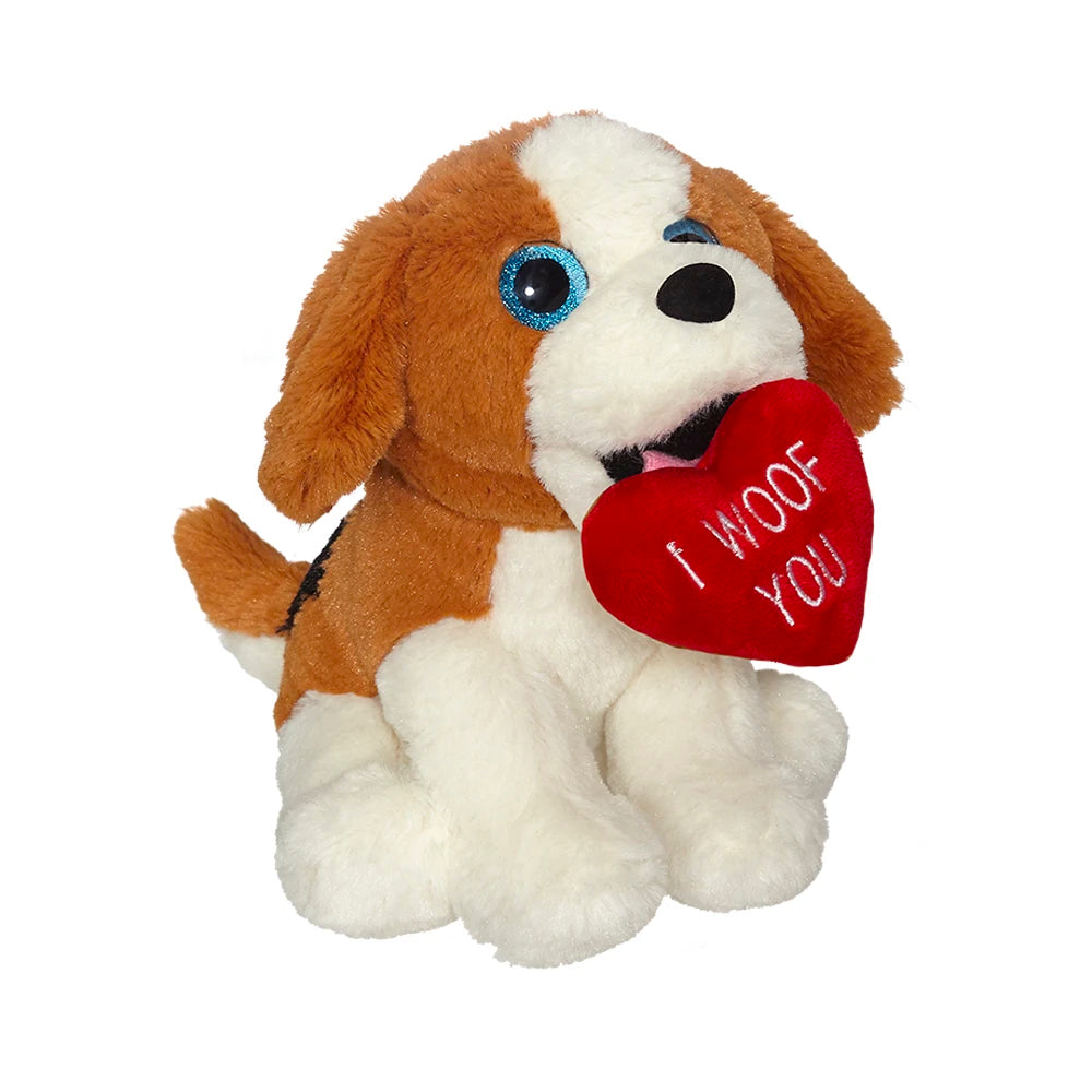 Valentine Beagle Mini Plush beagle embroider buddy mini plush toys valentines