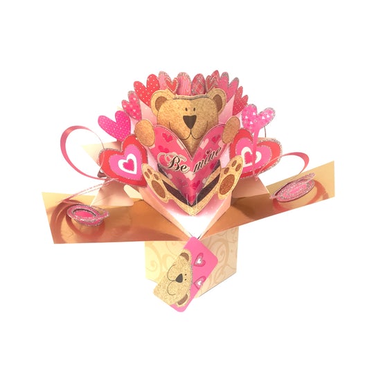 Valentine's Day Pop Up Card - Be Mine card cards Embroider Buddy® gift gifts valentine valentines