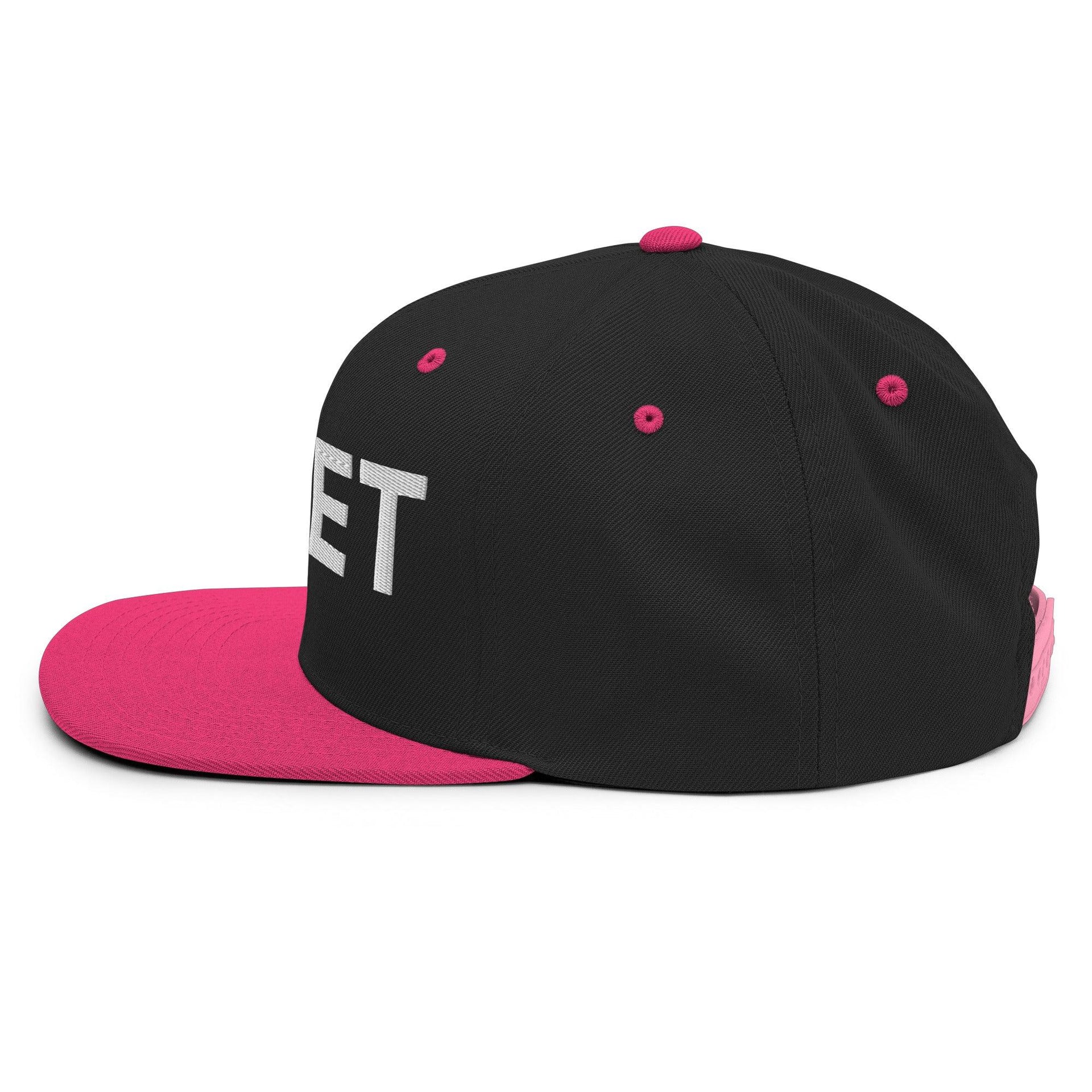 Valet Uniform Work Embroidered Flat Bill Brim Snapback Hat Capital Crowns Snapback Hats Work