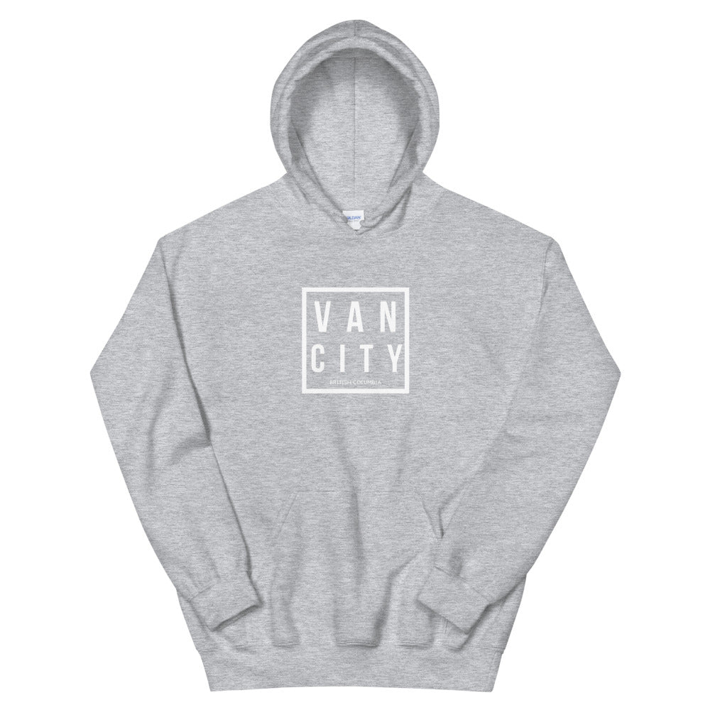 Van City Square Hoodie Sport Grey Canadian City Apparel