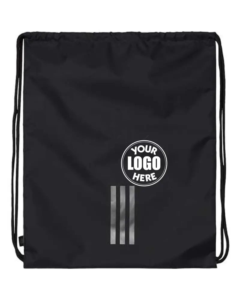 Vertical 3-Stripes Gym Sack Black One Size Adidas Bags