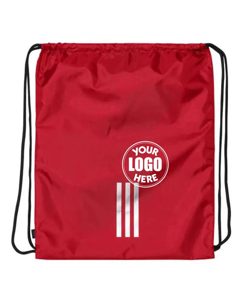 Vertical 3-Stripes Gym Sack Collegiate Red One Size Adidas Bags