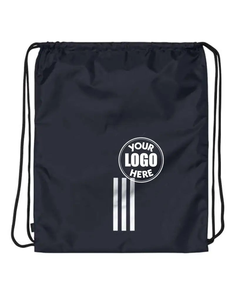 Vertical 3-Stripes Gym Sack Navy One Size Adidas Bags