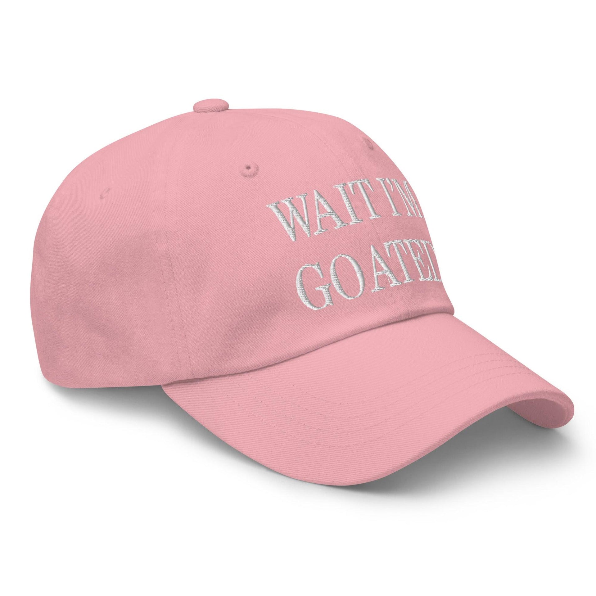 Wait I'm Goated Embroidered Dad Hat Capital Crowns Dad Hats Funny