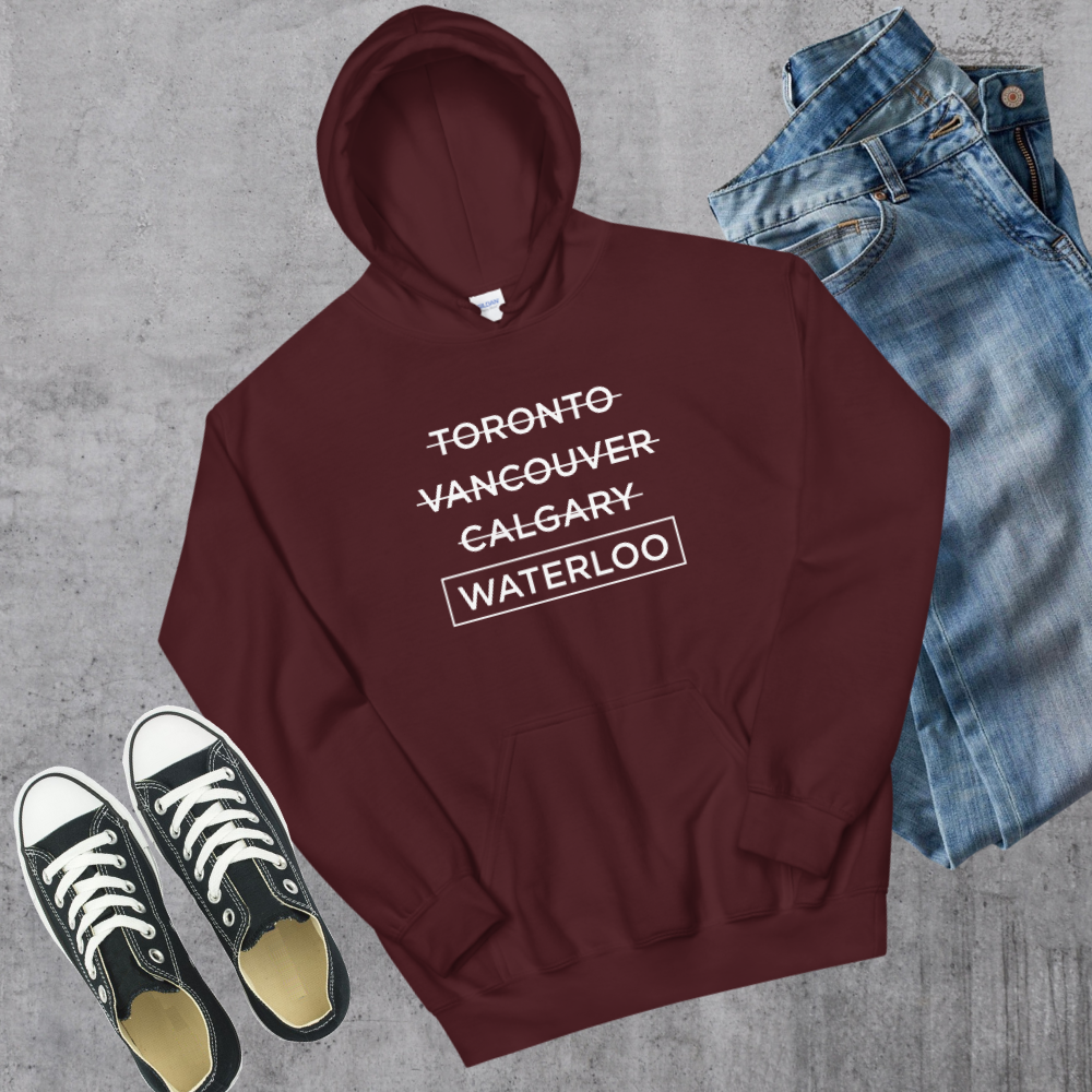 Waterloo Better Hoodie Canadian City Apparel