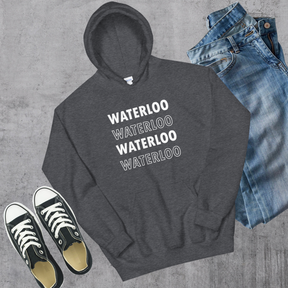Waterloo x4 Hoodie Canadian City Apparel