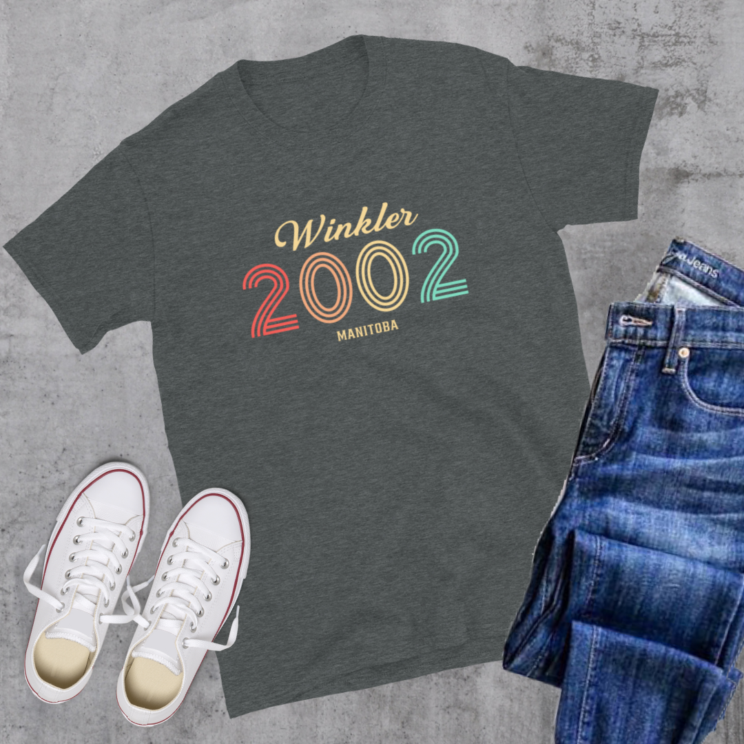 Winkler Vintage Tee Dark Heather Canadian City Apparel