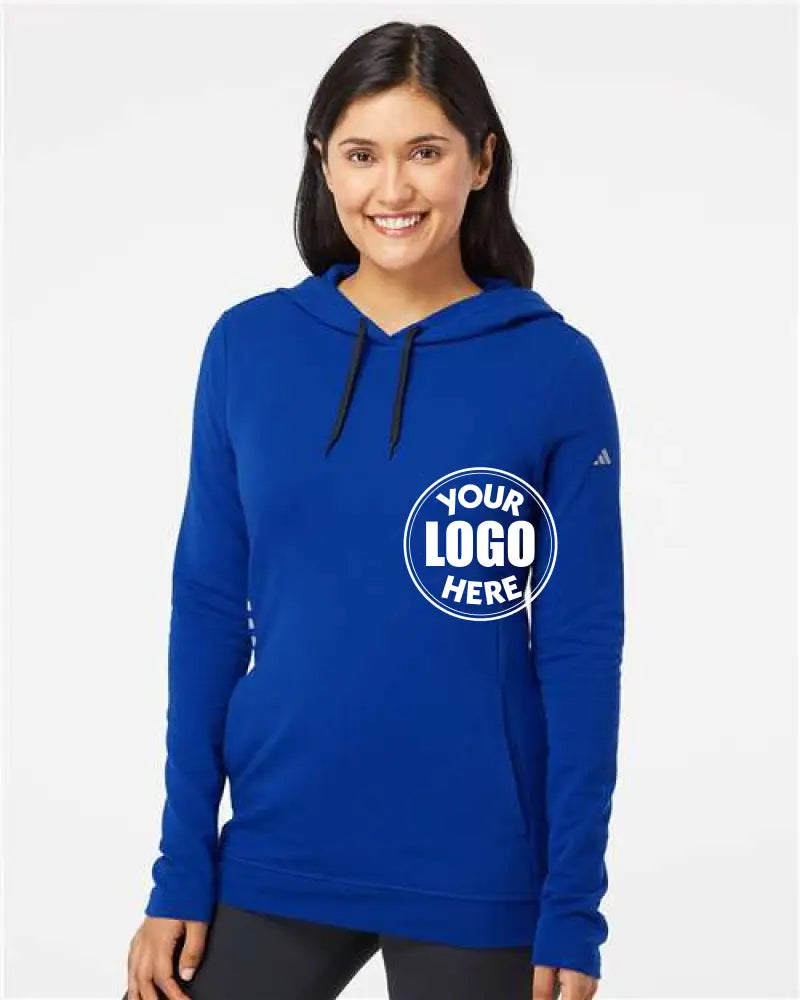 Women's Lightweight Hooded Sweatshirt Collegiate Royal Adidas Fleece