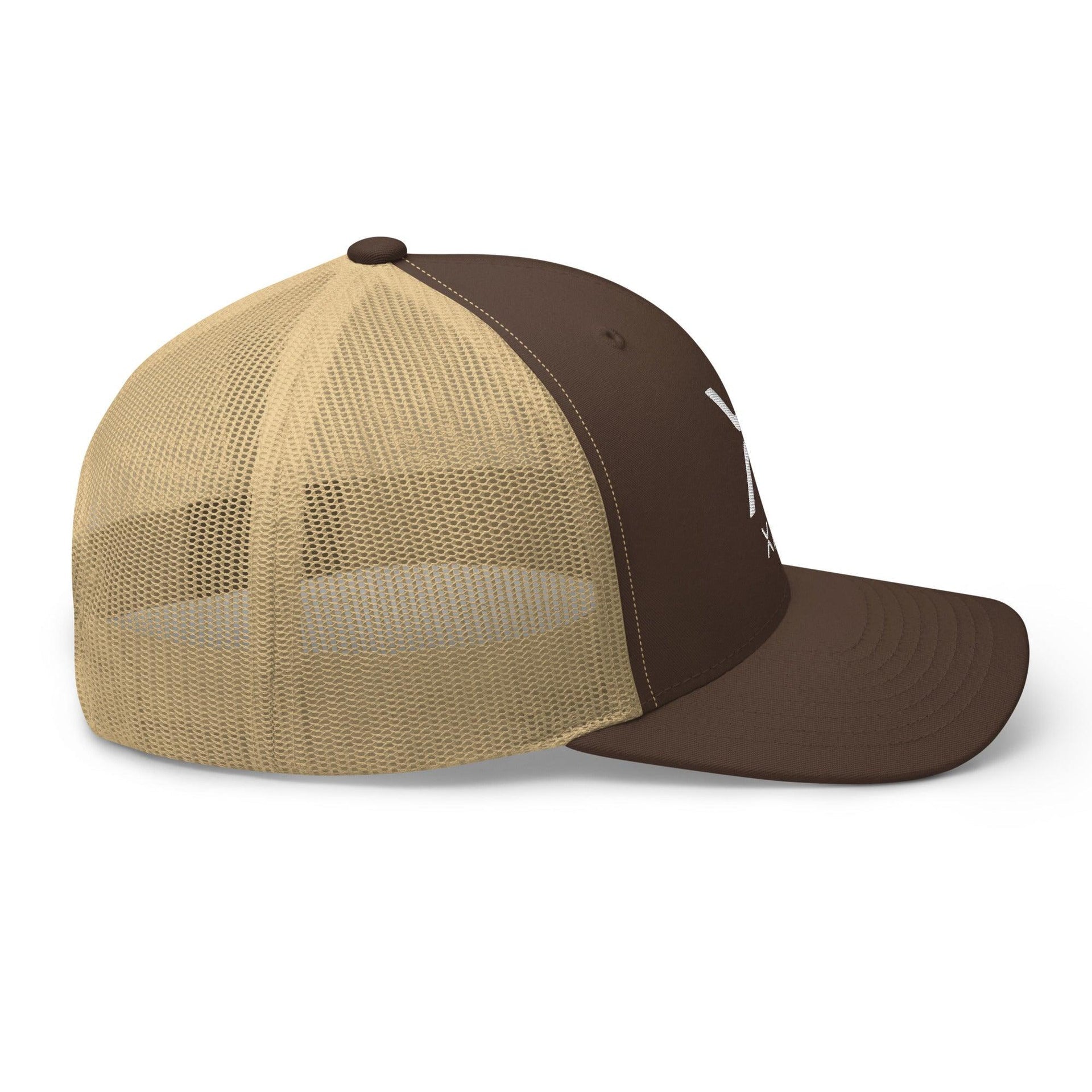 XRP Ripple Embroidered Mesh Trucker Hat Capital Crowns Crypto Trucker Hats