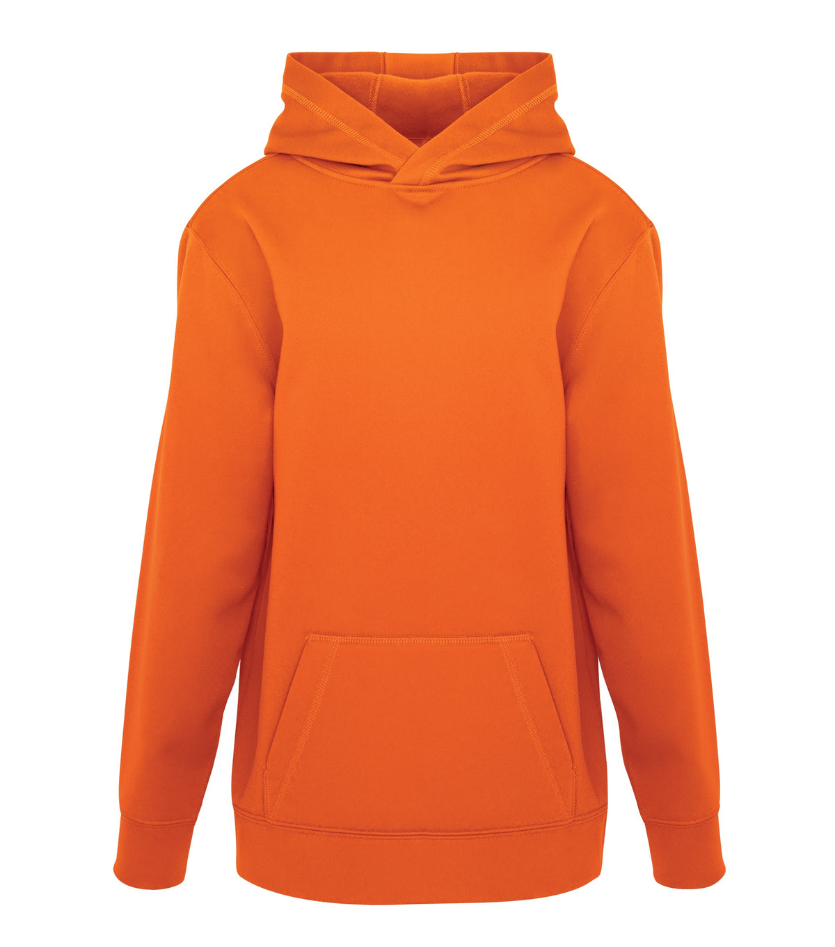 ATC Y2005, Game Day Fleece Youth Hoodie, Deep Orange