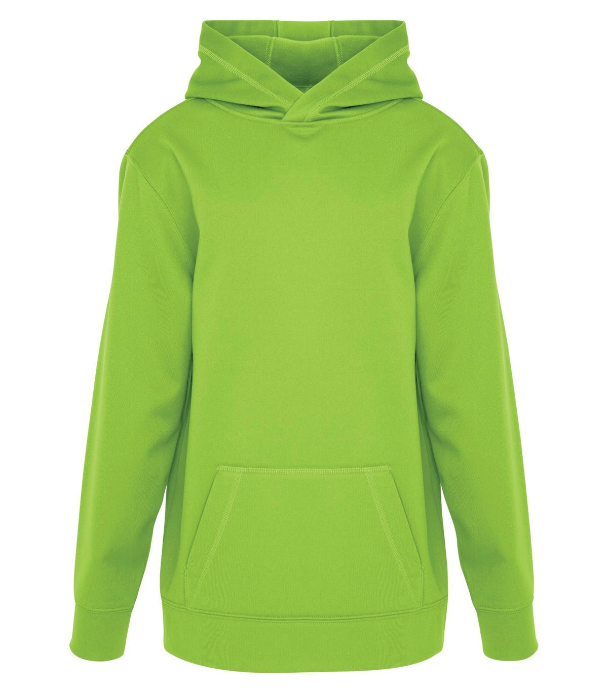 ATC Y2005, Game Day Fleece Youth Hoodie, Lime Shock