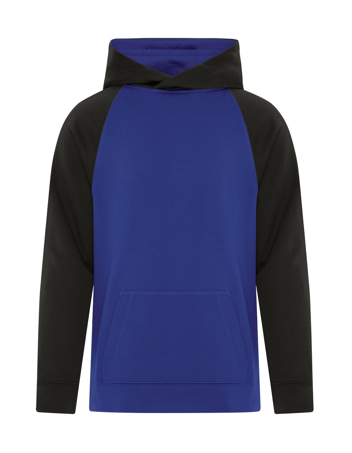 ATC Y2037, Game Day Fleece Two Tone Youth Hoodie, True Royal/Black