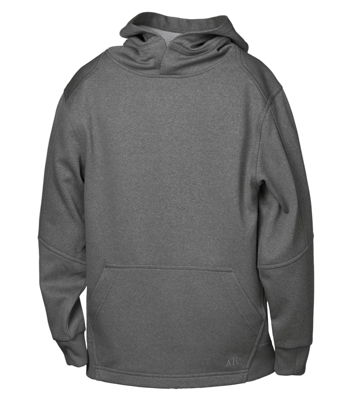 ATC Y220, Ptech Fleece Youth Hoodie, Charcoal Heather