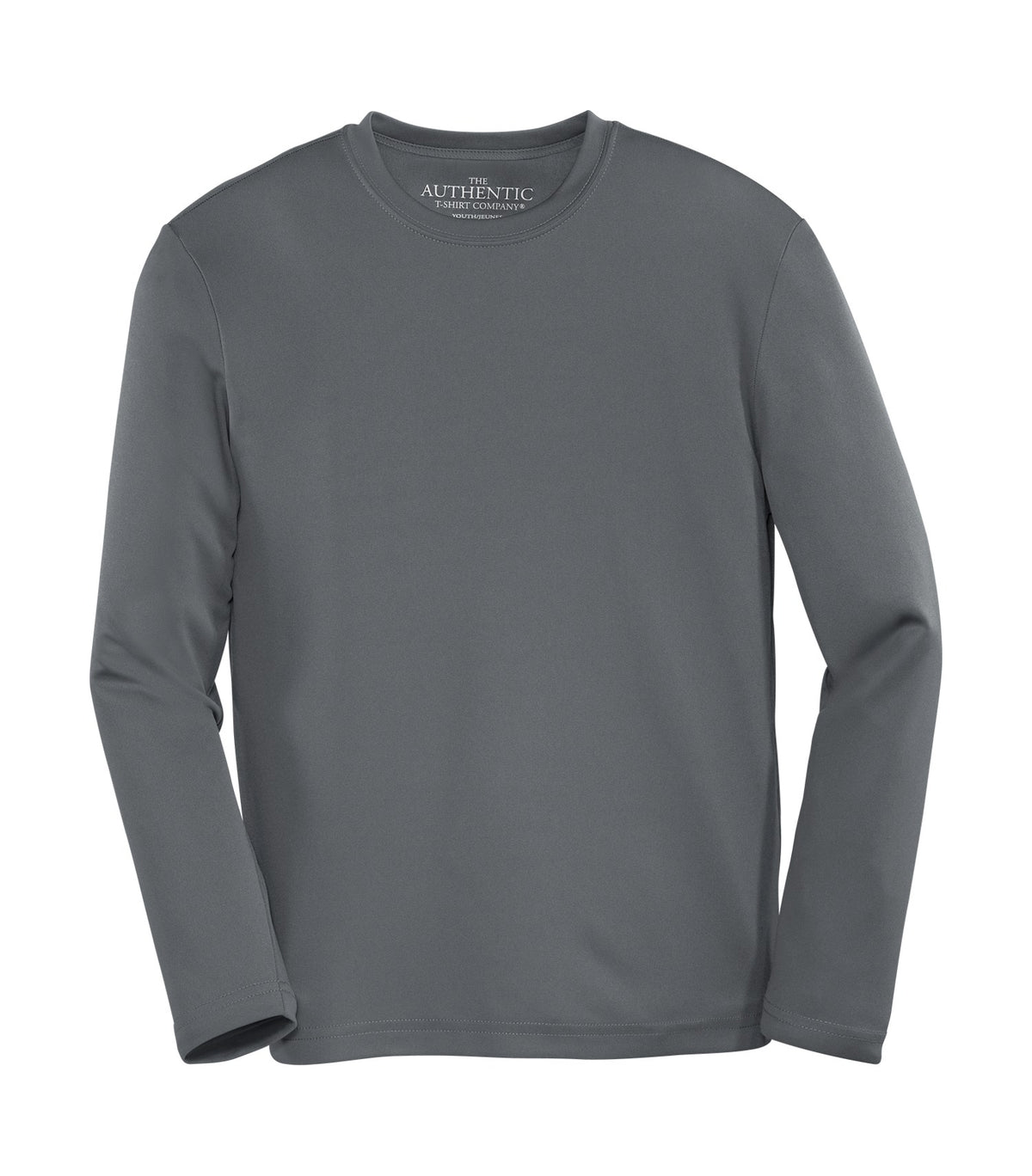 ATC Y350LS, Pro Team Long Sleeve Youth Tee, Coal Grey