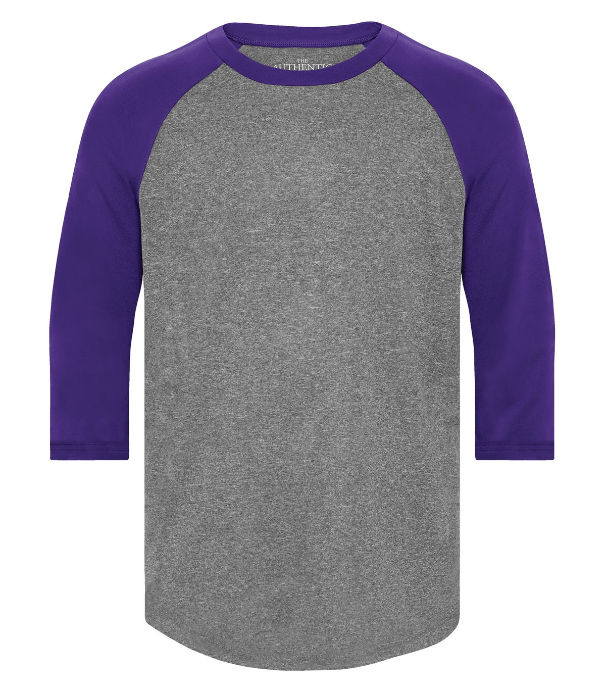 ATC Y3526, Pro Team Baseball Youth Jersey, Charcoal Heather/Purple
