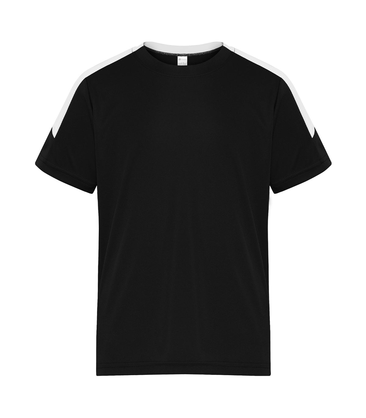 ATC Y3550, Pro Club Youth Tee, Black/White