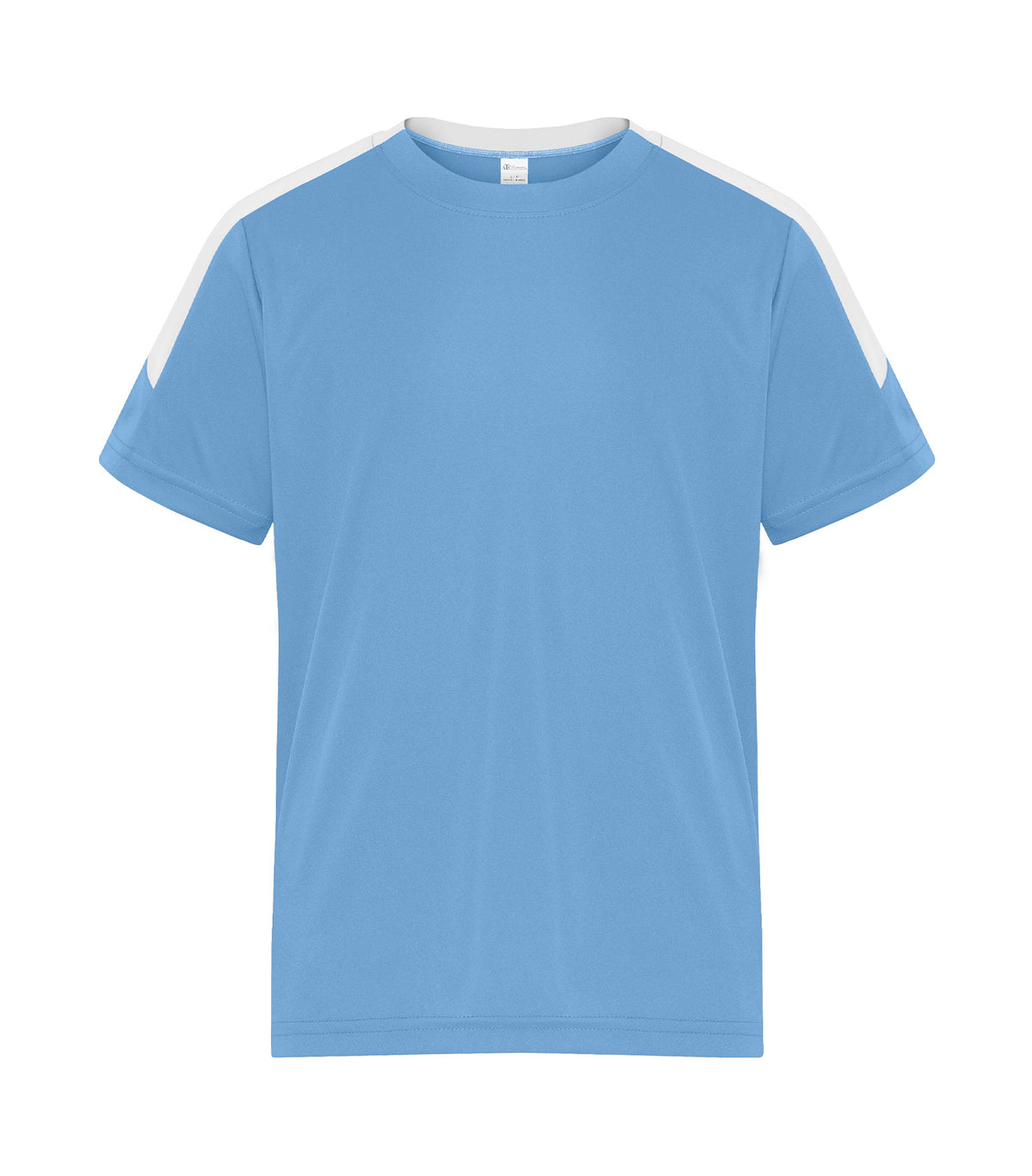 ATC Y3550, Pro Club Youth Tee, Carolina/White