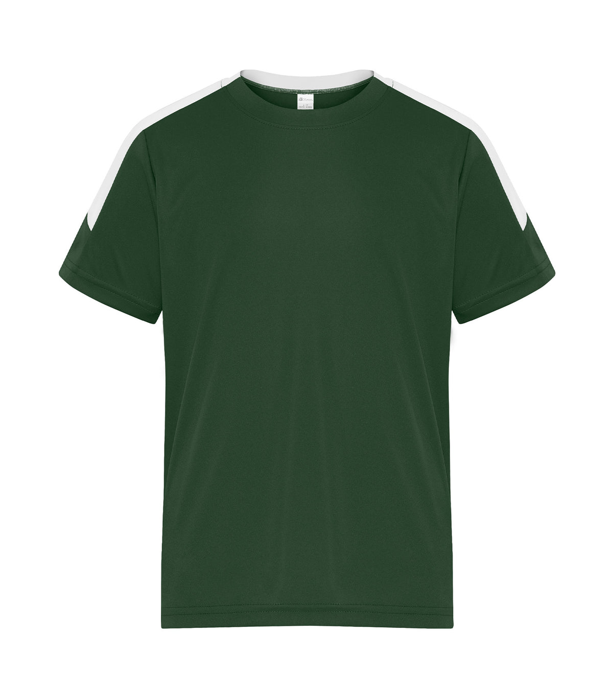 ATC Y3550, Pro Club Youth Tee, Forest Green/White
