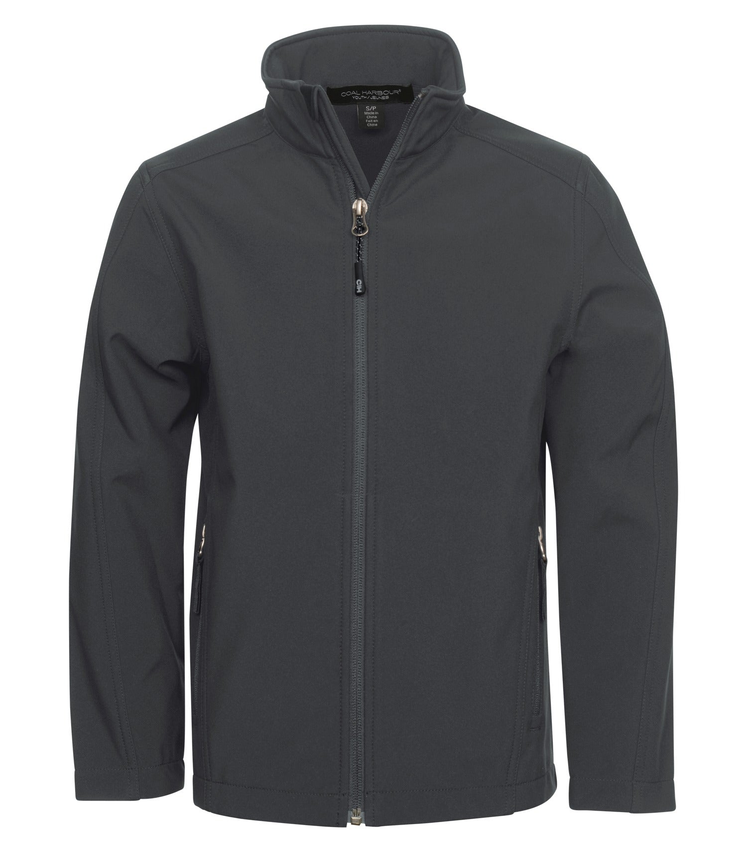 CoalHarbour - COAL HARBOUR® EVERYDAY WATER REPELLENT SOFT SHELL YOUTH JACKET. - Y7603 Graphite CoalHarbour Y7603