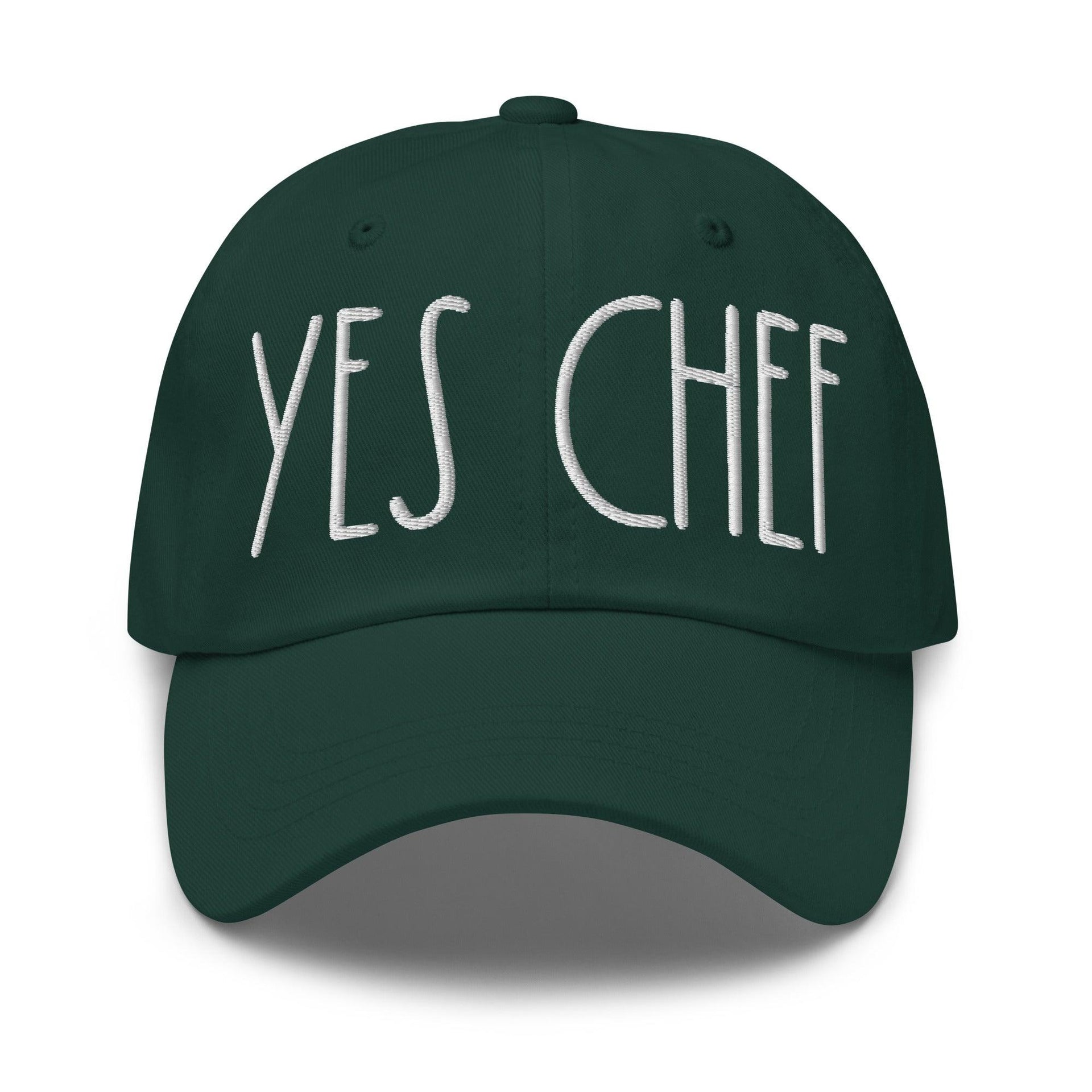 Yes Chef Dad Hat Spruce Capital Crowns Dad Hats Funny