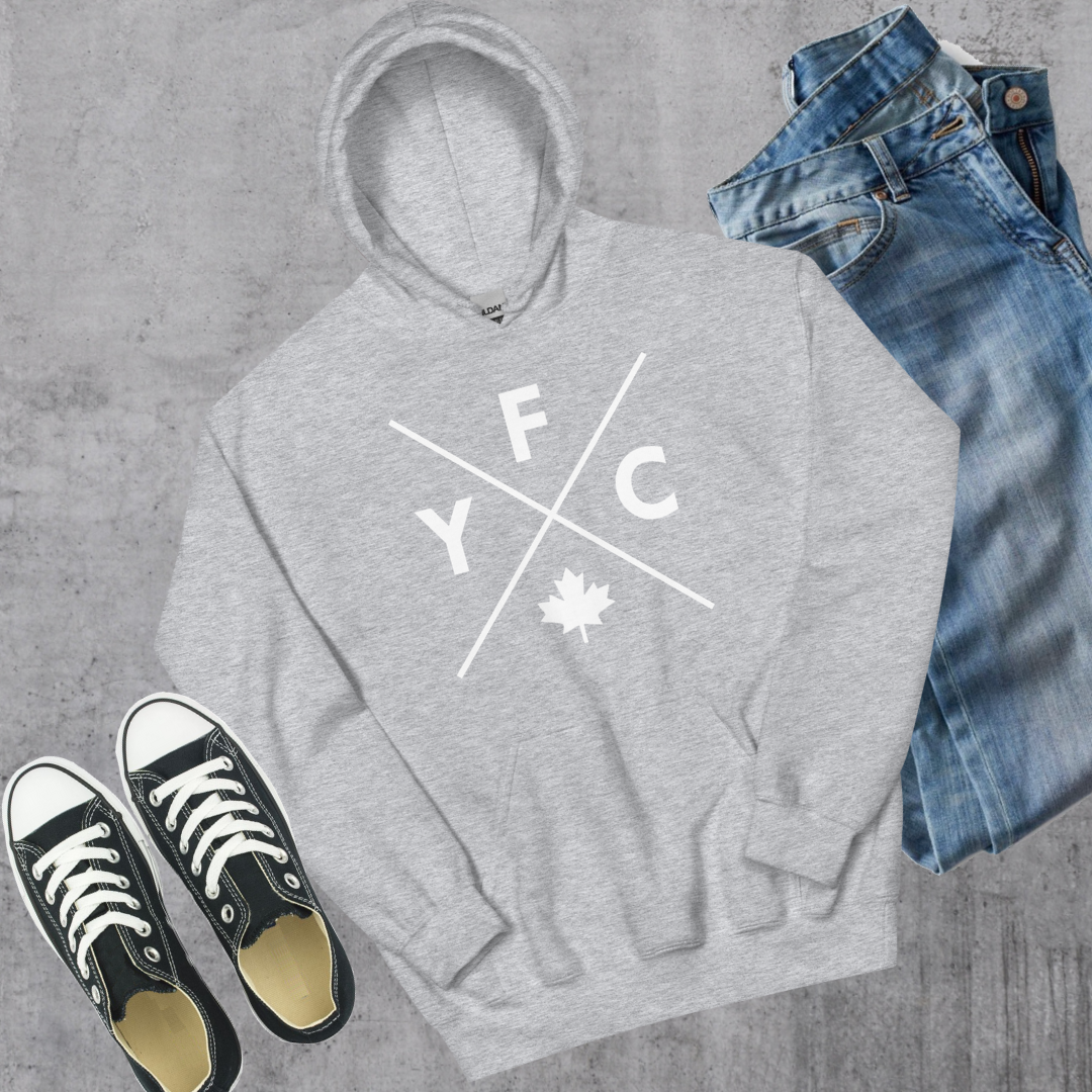 YFC 🍁 Hoodie Sport Grey Canadian City Apparel