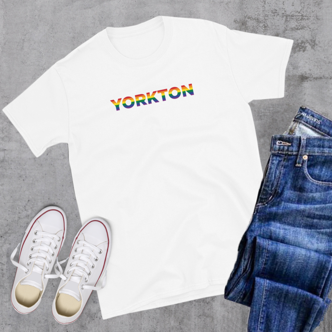 Yorkton ON Pride Tee White Canadian City Apparel