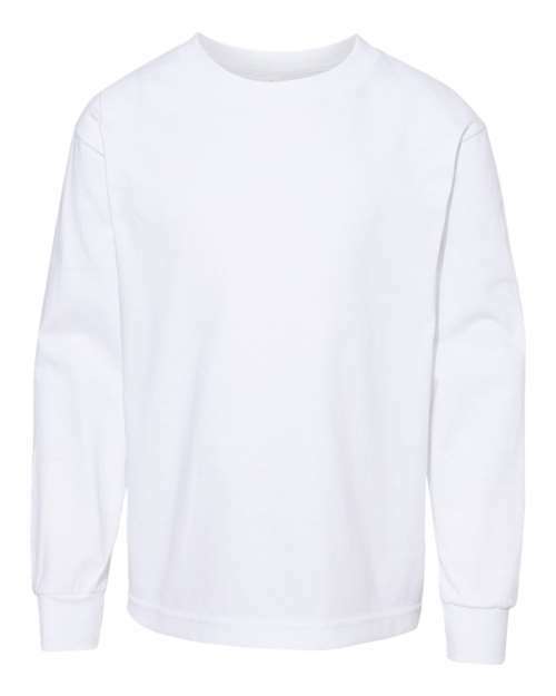 Youth Classic Long Sleeve T-Shirt White ALSTYLE T-Shirts - Long Sleeve