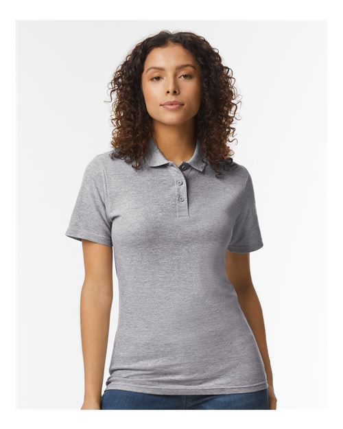 Softstyle® Women's Pique Polo Sport Grey Sport Shirts