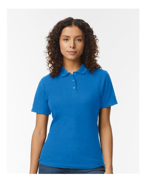 Softstyle® Women's Pique Polo Royal Sport Shirts