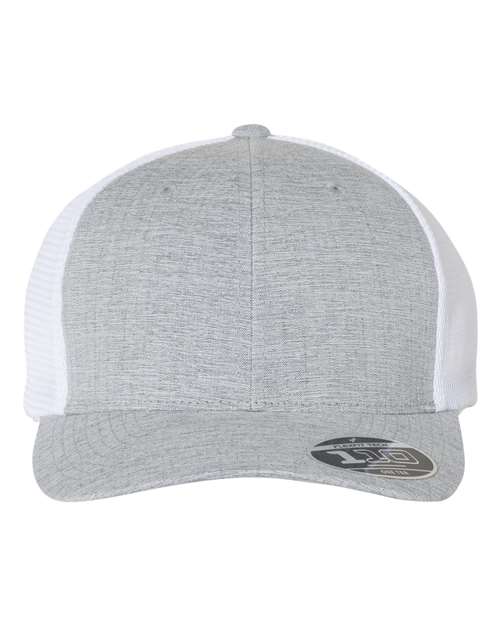 110® Mesh - Back Cap - Mélange Silver/ White / Adjustable