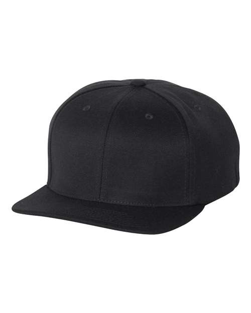 110® Snapback Cap Black Adjustable Flexfit Headwear